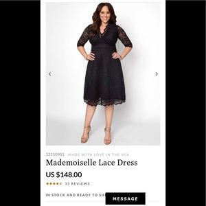 Kiyonna mademoiselle lace dress